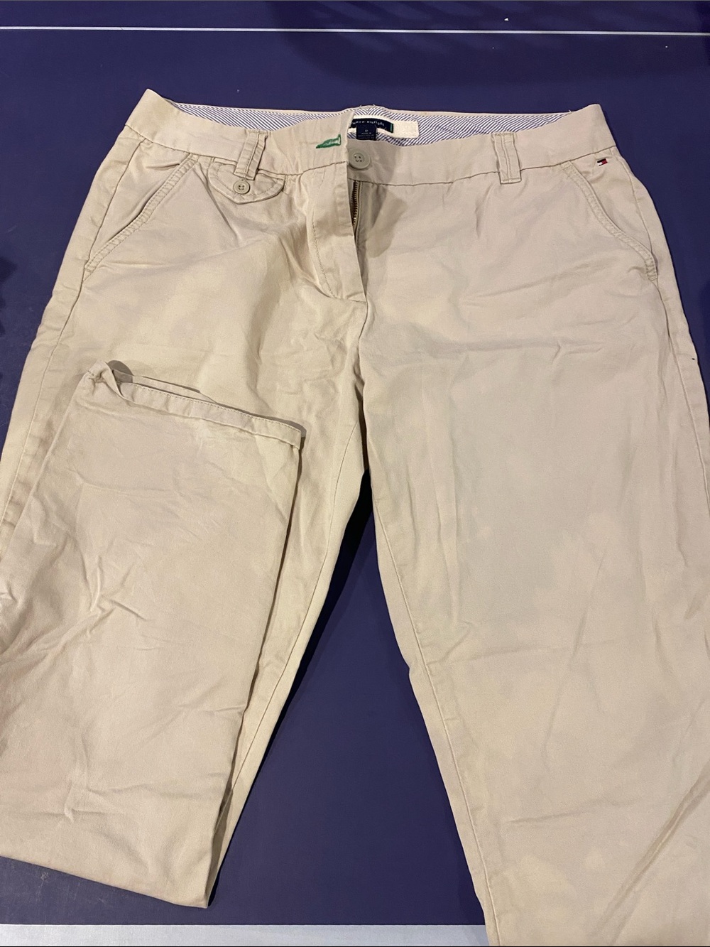Tommy Hilfiger Women's Beige/Tan Chino Pants